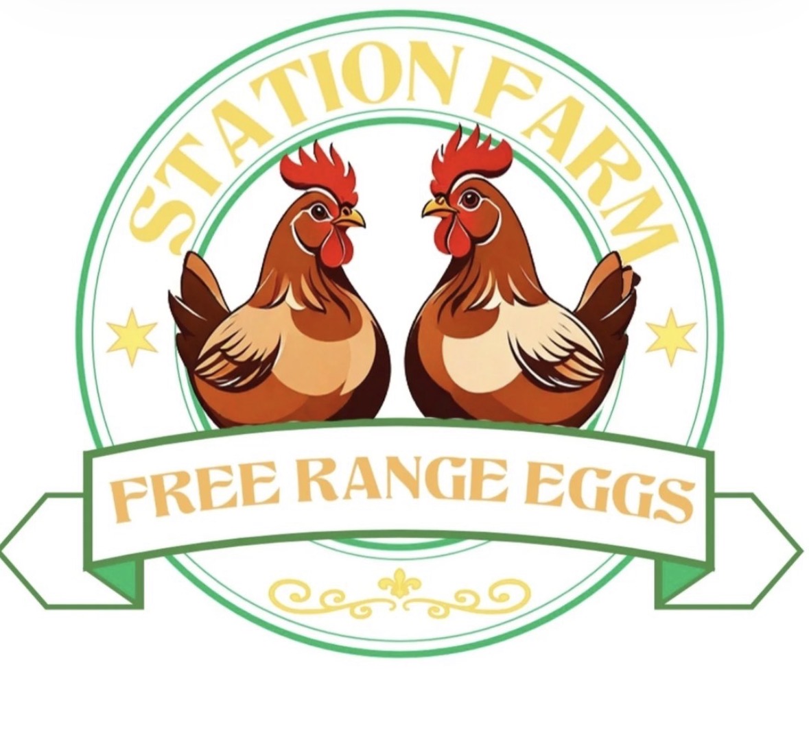 Station Farm Free Range Eggs official logo
